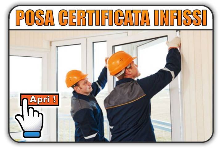 posa certificata infissi Brescia finestre